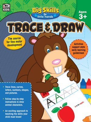 cover image of Trace & Draw, Ages 3--5